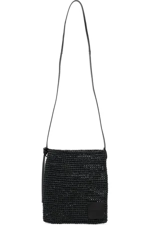 Jil Sander + crossbody-taske i hæklet strik