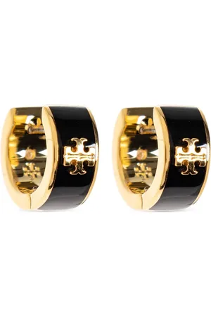 Tory Burch Kira Huggie-hoop-øreringe med emalje