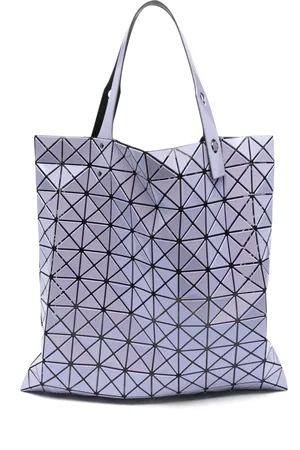 Issey Miyake Tote med geometrisk mønster