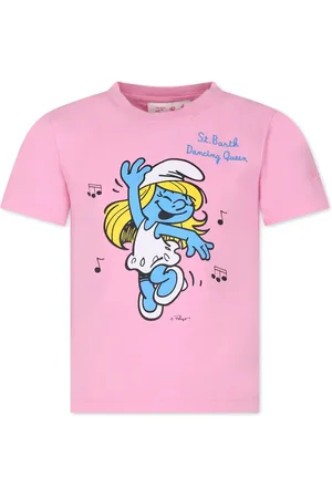 MC2 SAINT BARTH T-shirt med smurfette-tryk