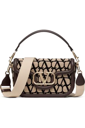 VALENTINO GARAVANI Alltime Toile Iconographe skuldertaske