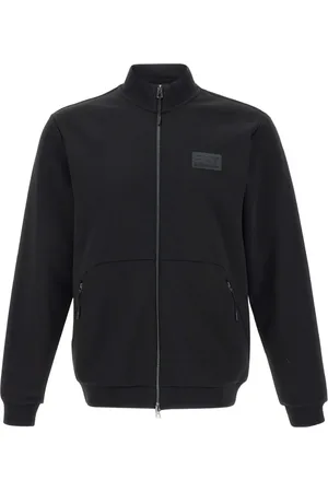 EA7 Sweatshirt i strækbar bomuld