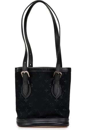 LOUIS VUITTON Mini Monogram bucket-taske i satin fra 2001