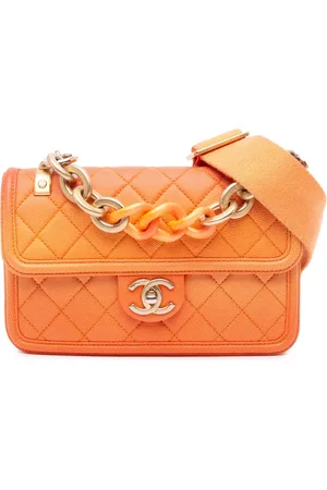 CHANEL Lille quiltet Sunset On The Sea Flap satchel-taske fra 2019