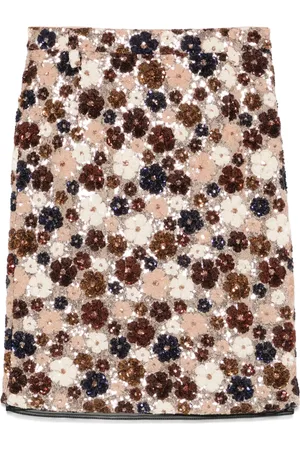 Nº21 Sequin-embellished skirt
