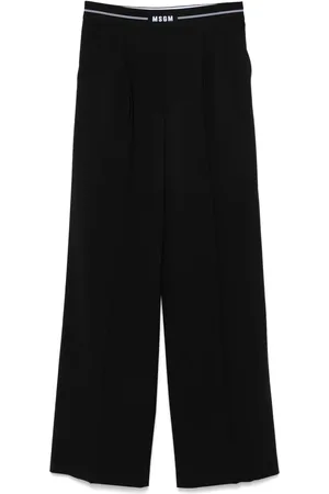 Msgm Logo-waist trousers