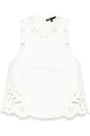 Maje Tanktop med broderi