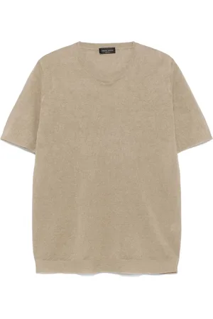 Roberto Collina T-shirt i hør