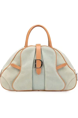 Dior Dobbelt sadel-håndtaske i denim fra 2001