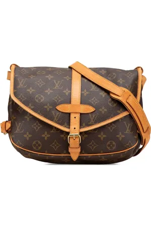 LOUIS VUITTON Saumur 30 crossbody-taske med monogram fra 2001