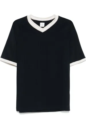 ELEVENTY Jerseytrøje med V-hals