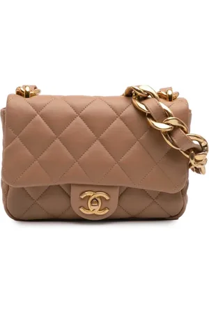 CHANEL Lille quiltet Funky Town Flap skuldertaske i lammeskind fra 2021-2024