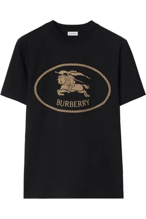 Burberry Knight-stamp cotton T-shirt