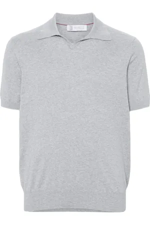 Brunello Cucinelli Finstrikket polo