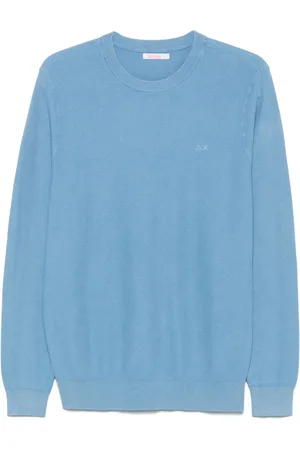 sun68 Piqué-vævet sweater i bomuld
