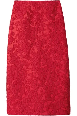 La DoubleJ Floral-pattern skirt