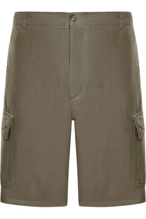 120% Lino Cargo-bermuda-shorts i hør