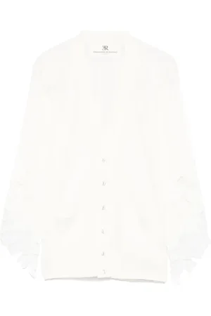 ERMANNO SCERVINO Cardigan med blondeapplikation