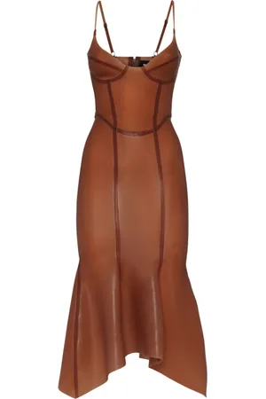 Dsquared2 Mellemlang kjole i latex