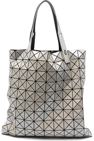 Issey Miyake Tote med geometrisk mønster
