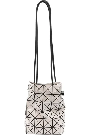 Issey Miyake Bøllehat med geometrisk mønster