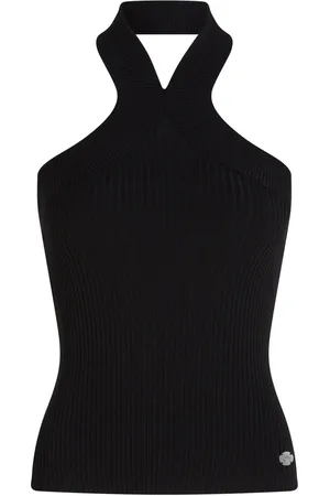 Karl Lagerfeld Ribstrikket top