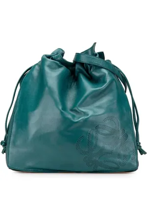 Loewe Flamenco skuldertaske i nappalæder med løbesnor fra 2000-2024