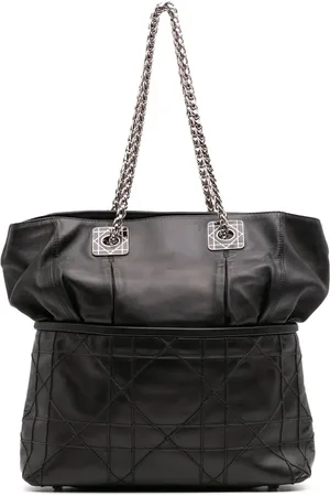 Dior Cannage So Dior tote i lammeskind med kæde fra 2011