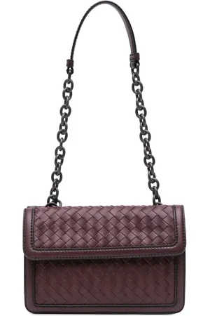 Bottega Veneta Intrecciato Double Flap skuldertaske i nappalæder fra 2012-2025