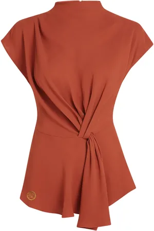 Karl Lagerfeld Asymmetrisk draperet top