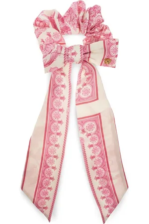VERSACE Scrunchie med Barocco-tryk