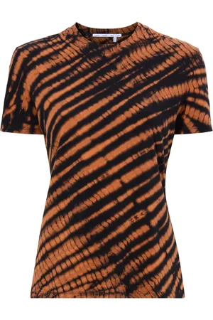 Proenza Schouler T-shirt med batiktryk