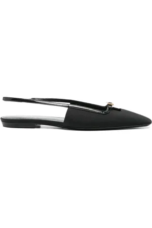 Saint Laurent Slingback-mules med spænde