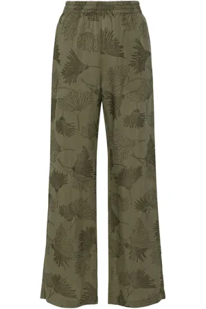 Golden Goose Bukser med blomsterbroderi og lige ben