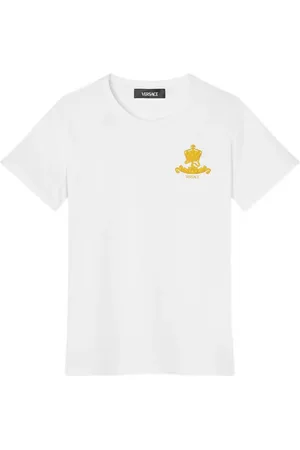 VERSACE T-shirt med logoudsmykning