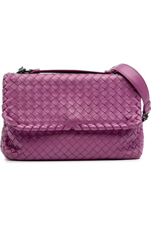 Bottega Veneta Lille Intrecciato Olympia skuldertaske i nappa-læder fra 2012-2024