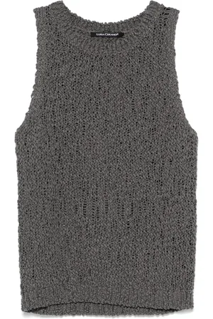 Luisa Cerano Strikket top i bouclé
