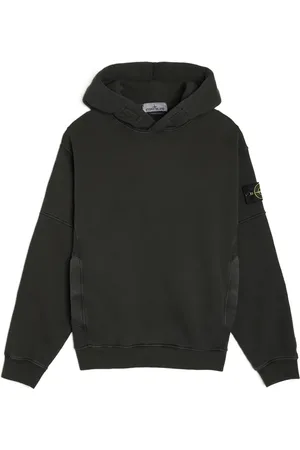 Stone Island Hættetrøje med kompasmærke og logo