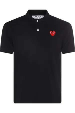 Comme des Garçons Polo med hjertemotiv