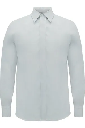Alexander McQueen Skjorte med skjult stolpelukning