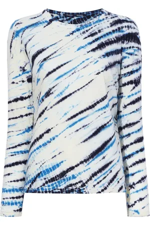 Proenza Schouler Batikfarvet bluse i bomuld