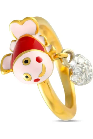 Aaron Basha Clown Fish diamantring i 18 karat guld