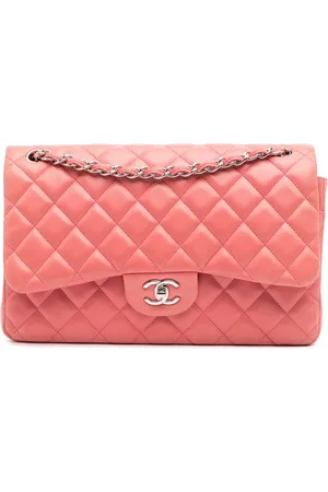 CHANEL 2012 Jumbo Classic Lambskin Double Flap skuldertaske