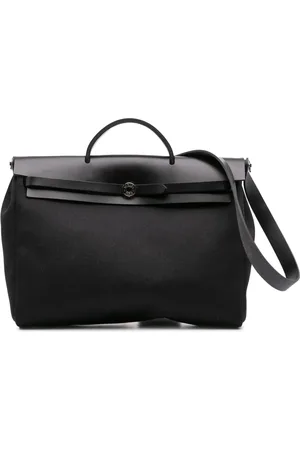 Hermès Herbag Zip 39 satchel-taske i Toile fra 2000-2025