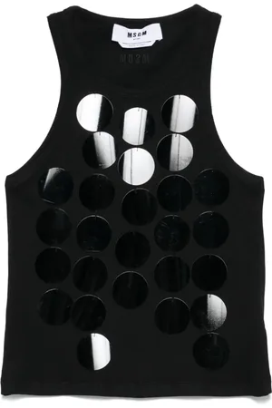 Msgm Tanktop med pailletudsmykning