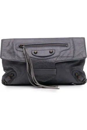 Balenciaga Stor Motocross Classic City clutch i lammeskind fra 2015