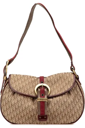 Dior Diorissimo Trotter skuldertaske i lærred fra 2007