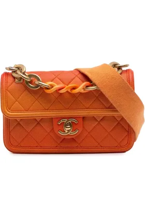 CHANEL Lille quiltet Sunset On The Sea Flap satchel-taske fra 2019