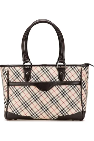 Burberry Nova-ternet tote i kanvas fra 2000-2017