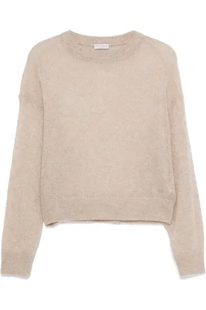 Brunello Cucinelli Sweater med metallisk tråd